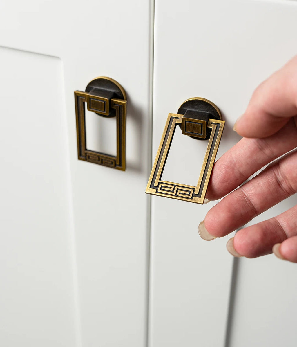 Poignée de meuble motif Doré