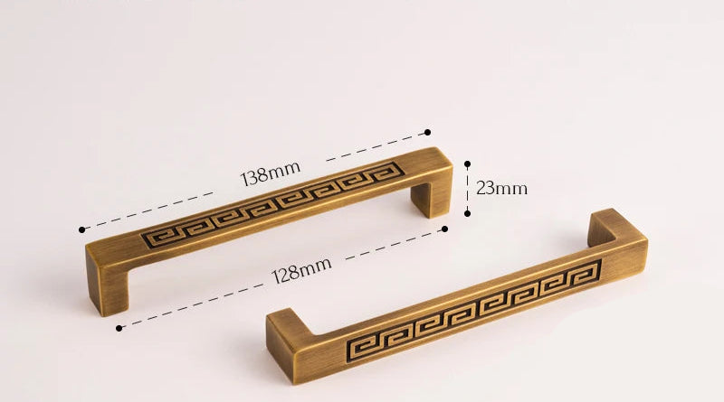 Poignée de meuble motif Doré