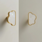 Cloud furniture handle, pearly white
