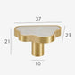 Cloud furniture handle, pearly white