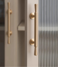brushed gold cabinet handle