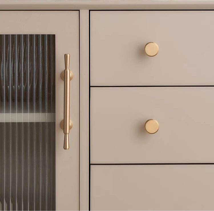 brushed gold cabinet handle
