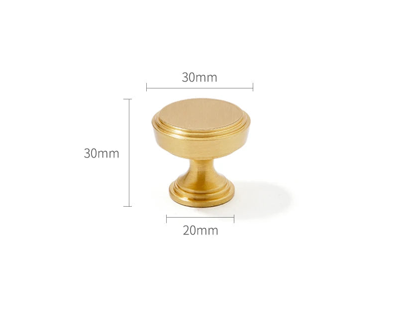brushed gold cabinet handle