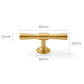 brushed gold cabinet handle
