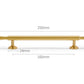 brushed gold cabinet handle