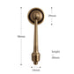 Original brass furniture handle, bronze effect