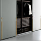 Rectangular furniture handle Brushed gold