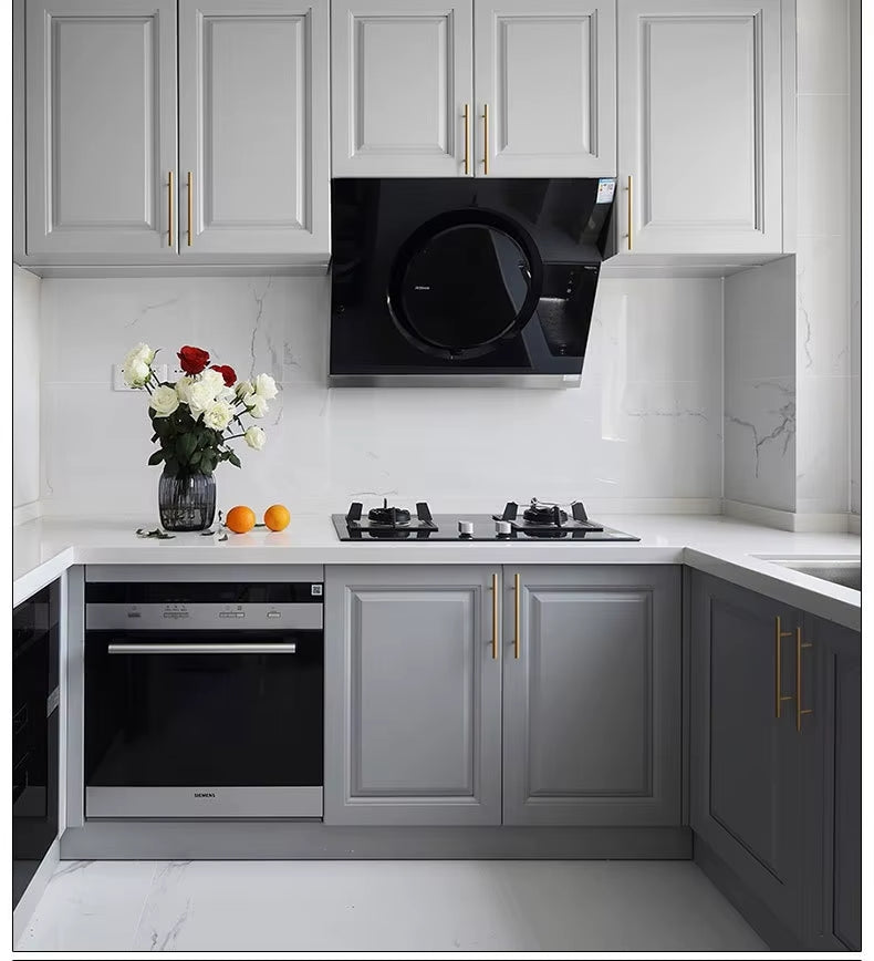 Poignée de meuble ronde et fine Or brossé