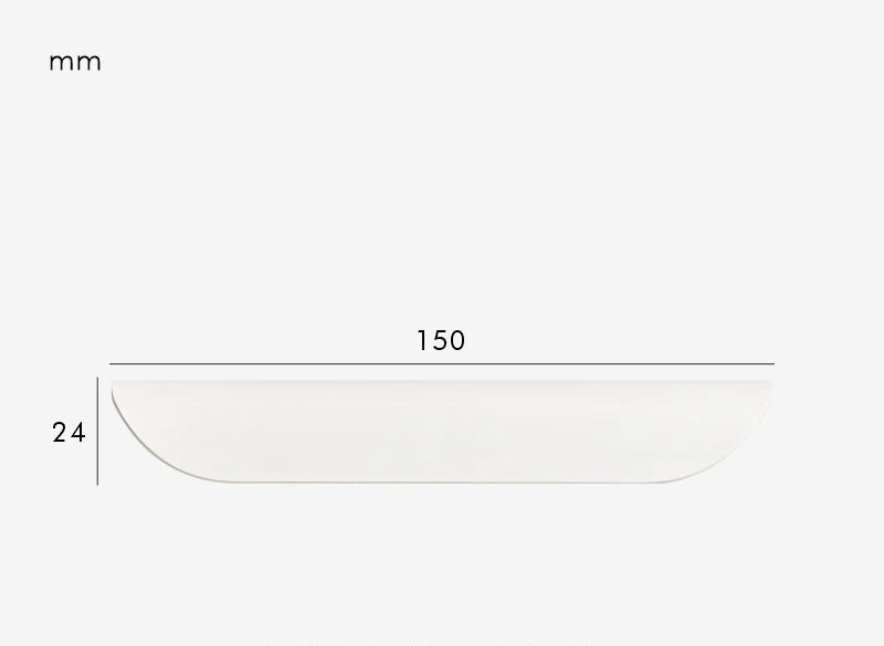 Poignée de meuble salle de bain & cuisine Blanc