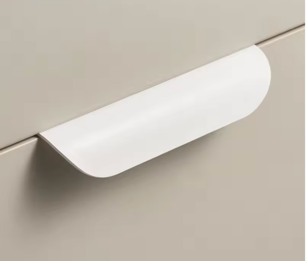 Poignée de meuble salle de bain & cuisine Blanc