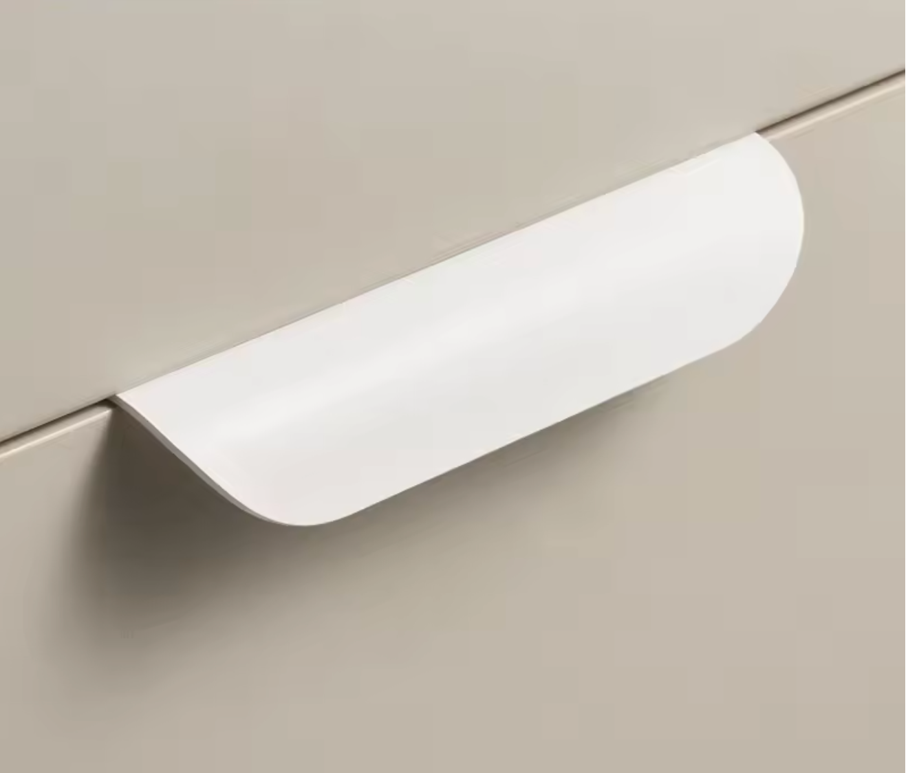 Bathroom & kitchen furniture handle White