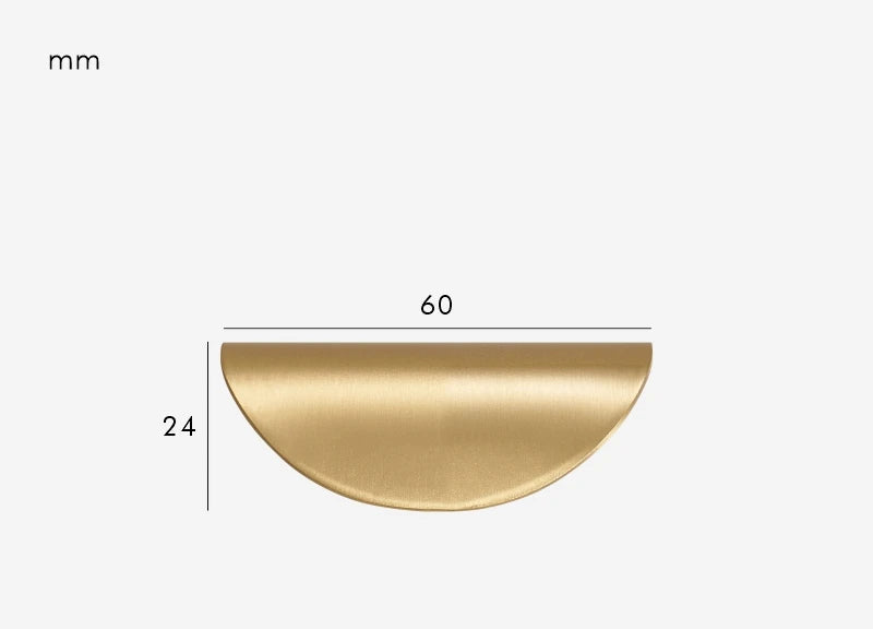 Poignée de meuble salle de bain & cuisine Or brossé