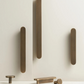 Ultra-flat furniture handle Brushed Gold