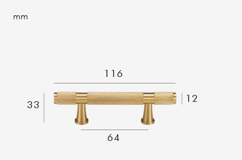 Poignée de porte pour meuble en Laiton