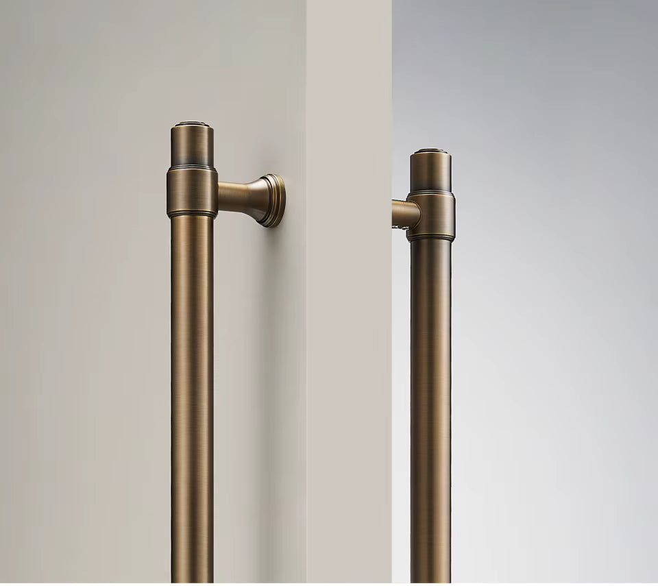 Poignée de Tirage en Laiton Style Bronze Moderne