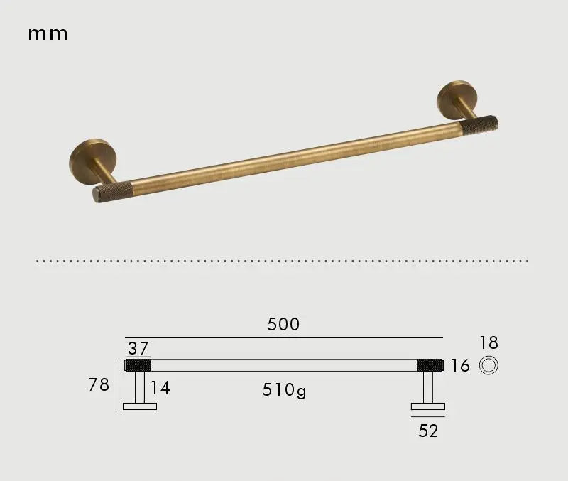 Porte-Serviettes & Accessoires Bronze Brossé