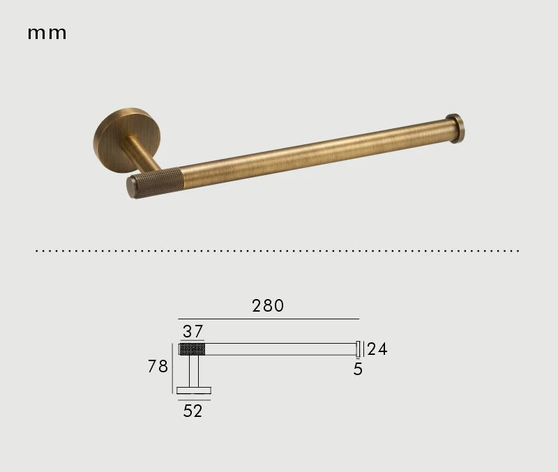 Porte-Serviettes & Accessoires Bronze Brossé