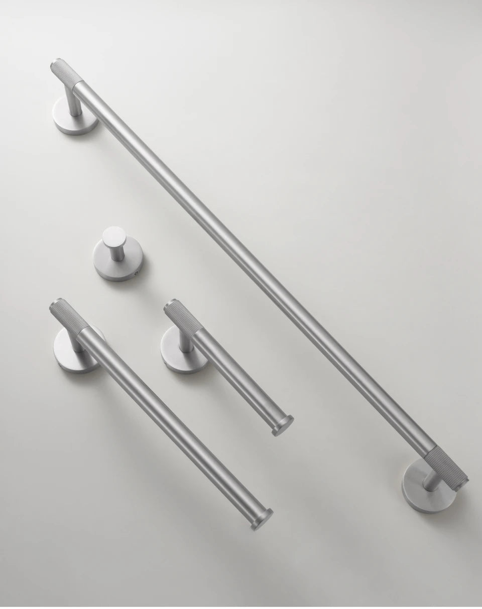Porte-Serviettes Gris inox Brossé
