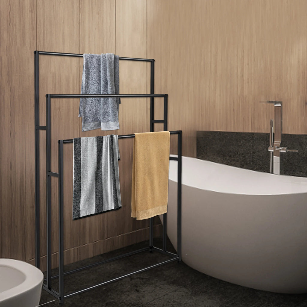 Porte-serviettes fixe à étages