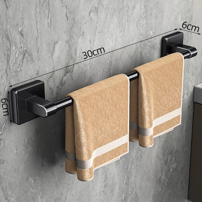 Porte-serviettes noir titane