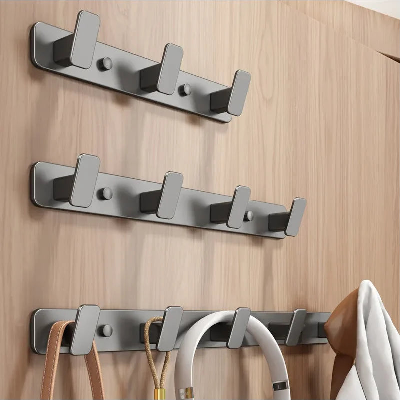 Porte manteau Mural Gris anthracite