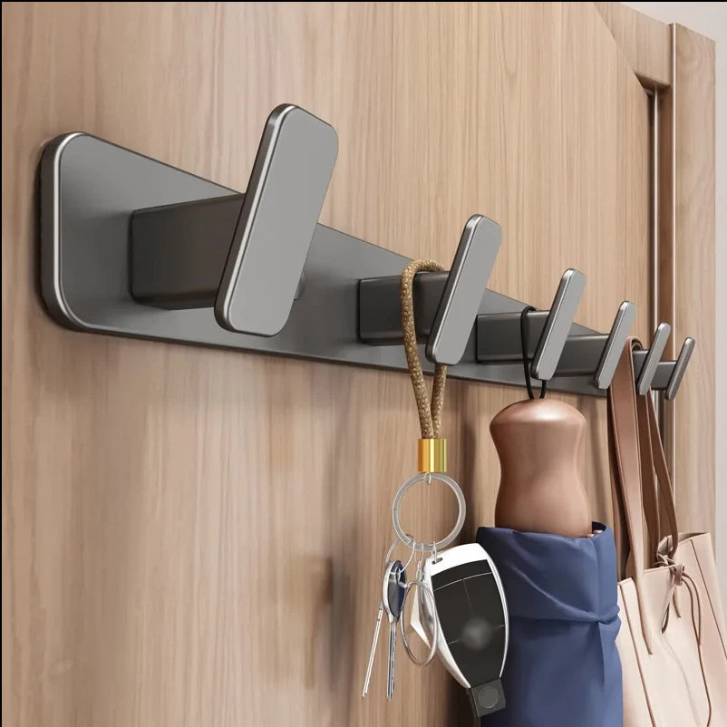 Porte manteau Mural Gris anthracite