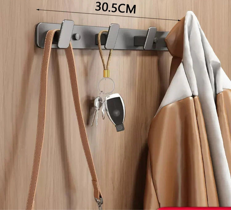 Porte manteau Mural Gris anthracite