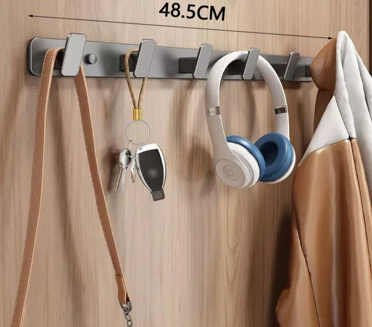 Porte manteau Mural Gris anthracite