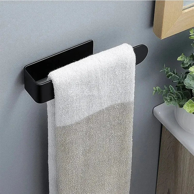 Porte serviette design noir