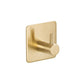 Brushed gold towel or tea towel rail