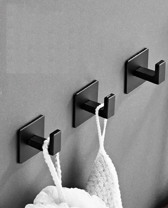 Porte serviette rectangulaire noir mate