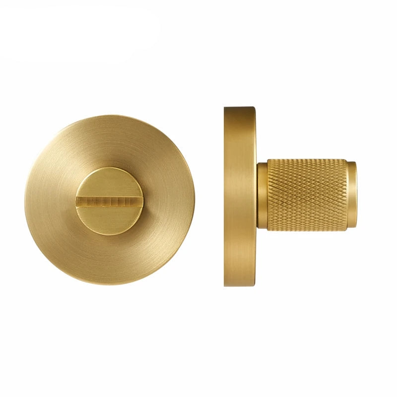 Rosace wc poignée de porte Laiton 55cm