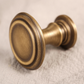 Poignée de meuble antique bronze brossé
