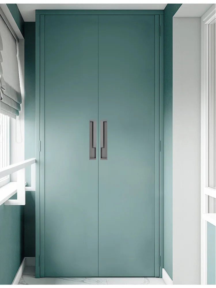 Poignée de porte coulissante encastrée gris