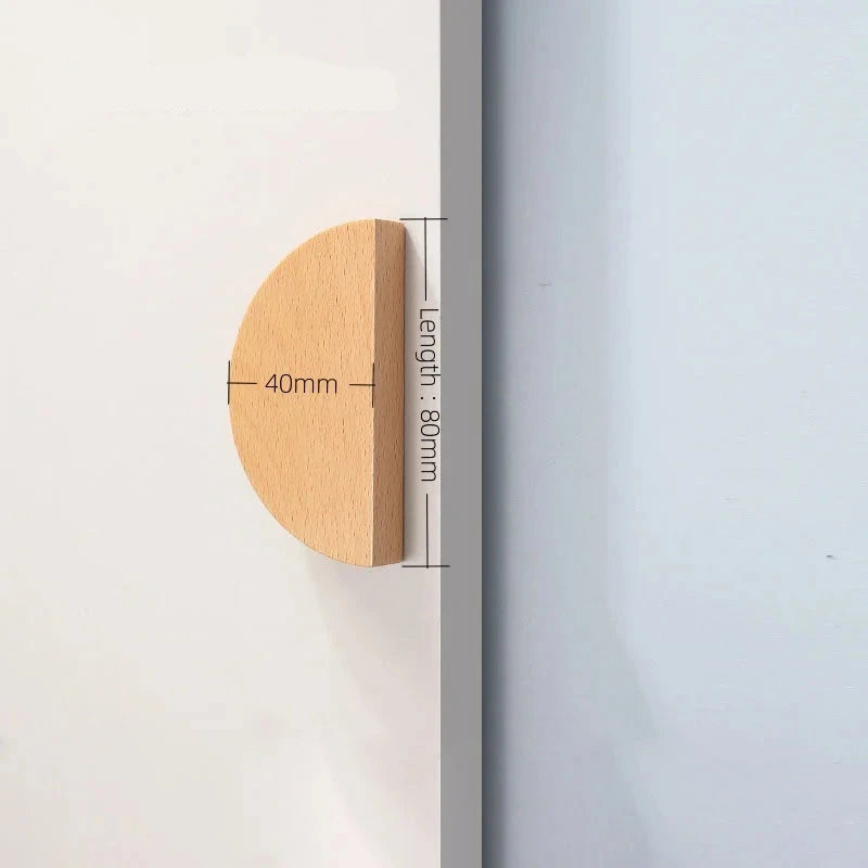 Bouton de meuble en bois de chêne