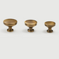 Bouton de meuble bronze brossé