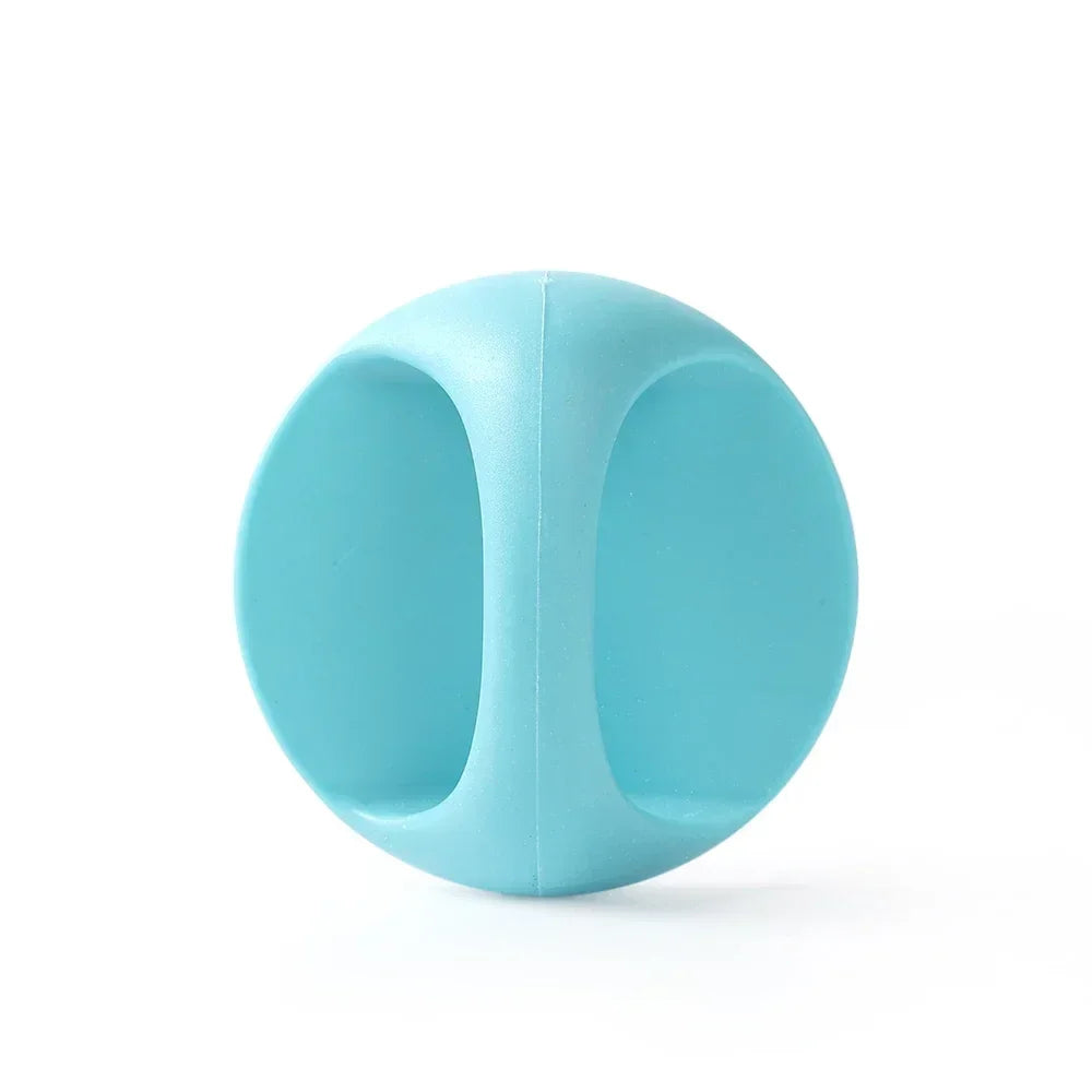 Poignée adhésive ronde bleu