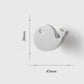 Bouton de meuble poisson chrome
