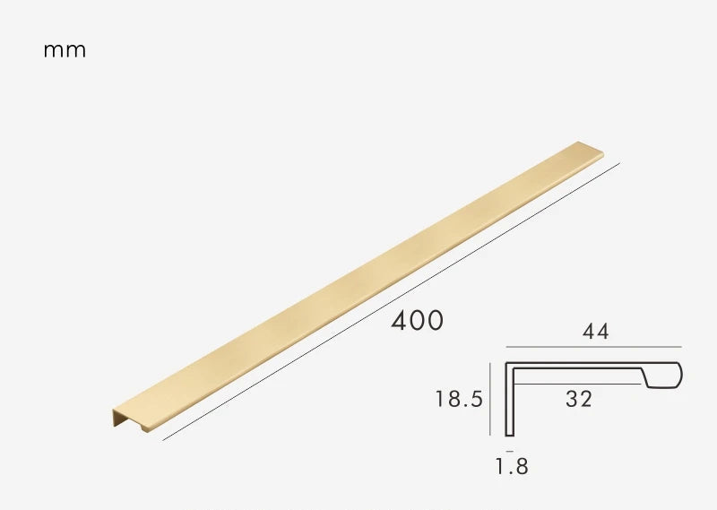 Poignée de tiroir Laiton Doré