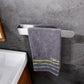 Porte serviette design gris inox