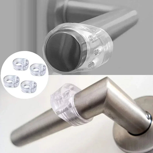 Butée de porte en silicone transparent