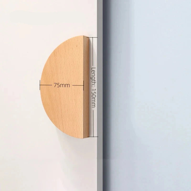 Bouton de meuble en bois de chêne