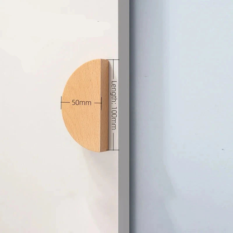 Bouton de meuble en bois de chêne