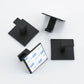 Porte serviette rectangulaire noir mate