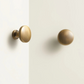 Bouton de meuble bronze brossé