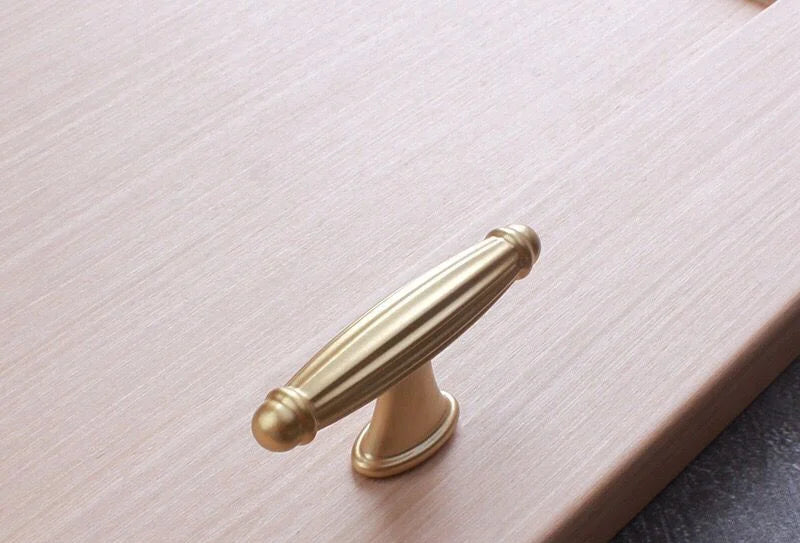 T de porte vintage Or brossé