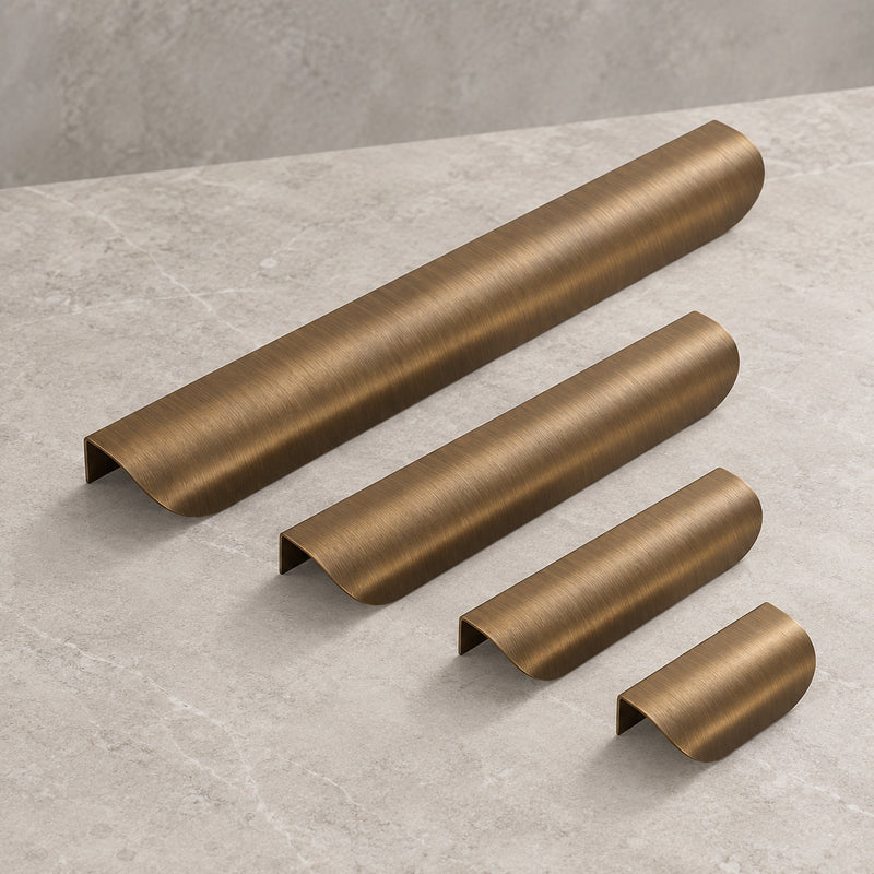 Poignée de Meuble Salle de Bain & Cuisine Bronze Brossé